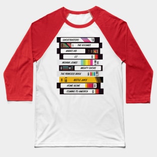 Video Tape Nostalgia 80s 90s Baseball T-Shirt